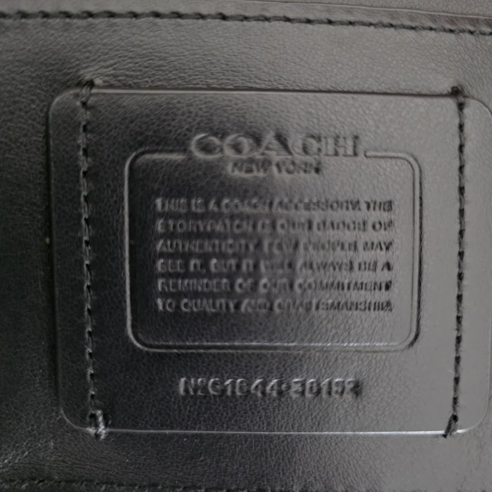 Coach Quilted Leather Large Accordion Zip Wallet Heather Grey/Black-NWT